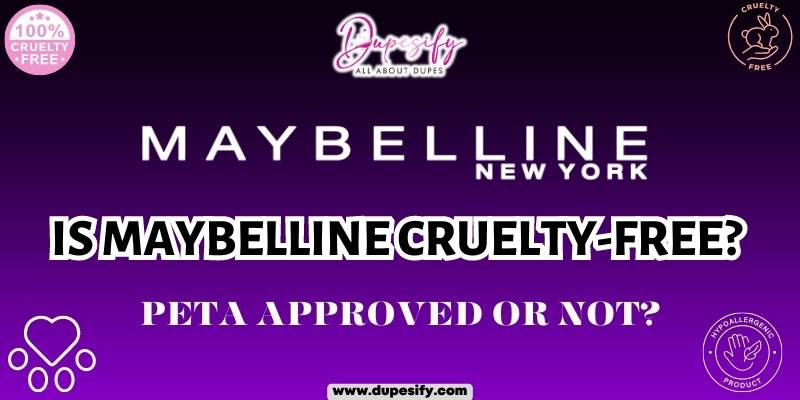 Is Maybelline Cruelty Free Peta