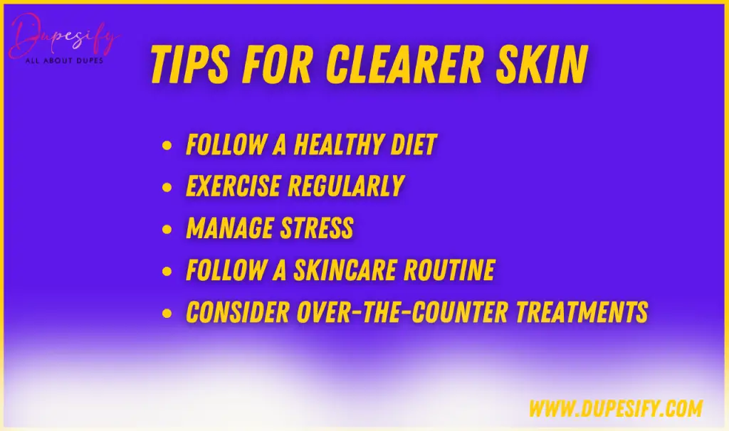 Tips for Clearer Skin