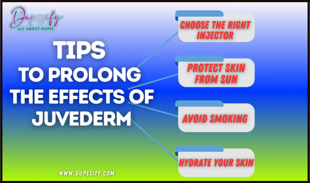 Tips to Prolong the Effects of Juvederm