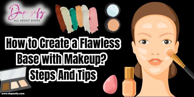 How to Create a Flawless Base with Makeup? Steps And Tips